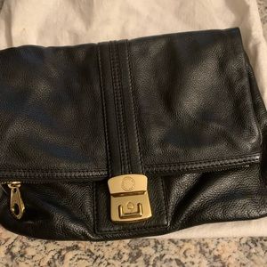 All leather clutch